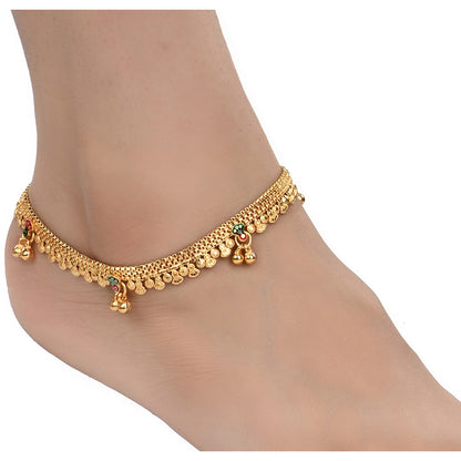 Gold Plated Anklet Pair