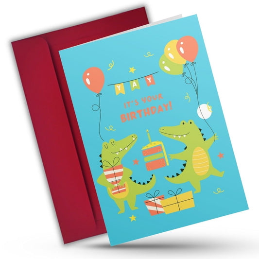 Kids Birthday Greeting Card For Son, Daughter, Family & Friends Children
