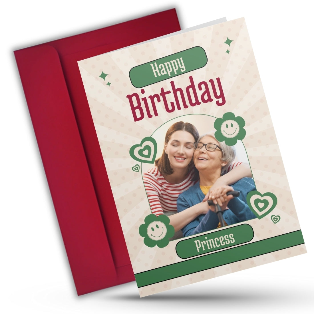 Daughter Birthday Photo Greeting Card