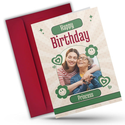 Daughter Birthday Photo Greeting Card
