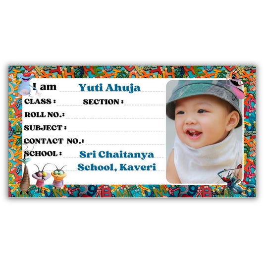 Kids Photo Name Slips Pack of 36
