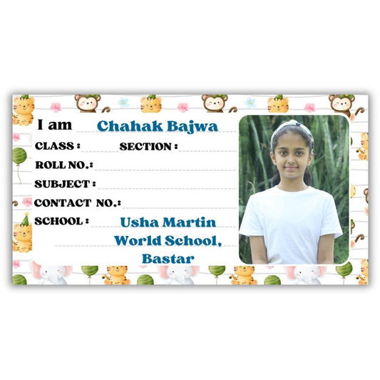 Kids Photo Name Slips Pack of 36