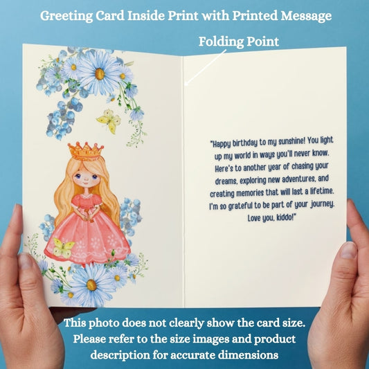 Daughter Birthday Photo Greeting Card