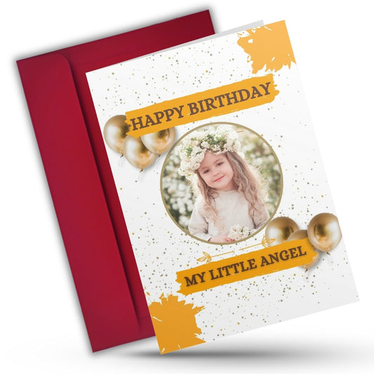 Daughter Birthday Photo Greeting Card