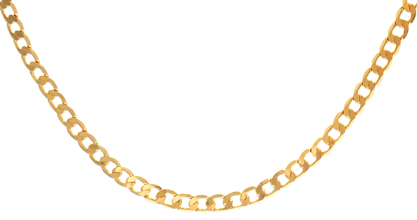 Silver Plated Anklets & 22 inch Gold Plated Chain