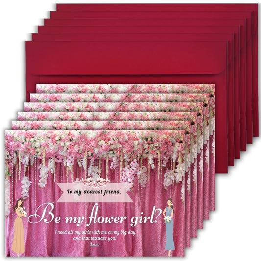 Bridesmaid Proposal Invitation Cards 5.8x8.3inch | Wedding Invite