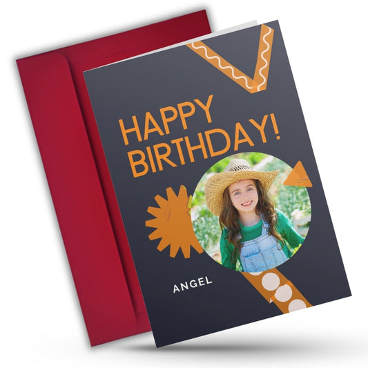 Daughter Birthday Photo Greeting Card