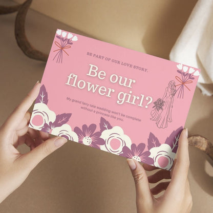 Bridesmaid Proposal Invitation Cards 5.8x8.3inch | Wedding Invite