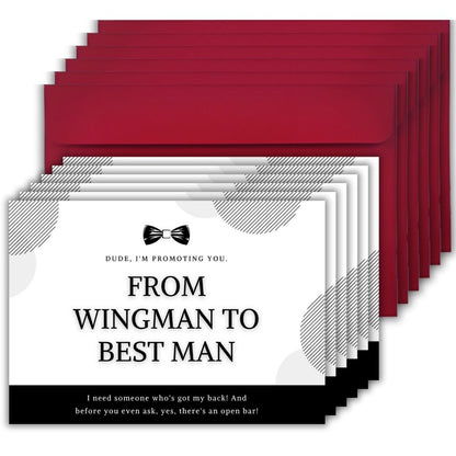 Groomsman Proposal Invitation Cards 5.8x8.3inch | Wedding Invite
