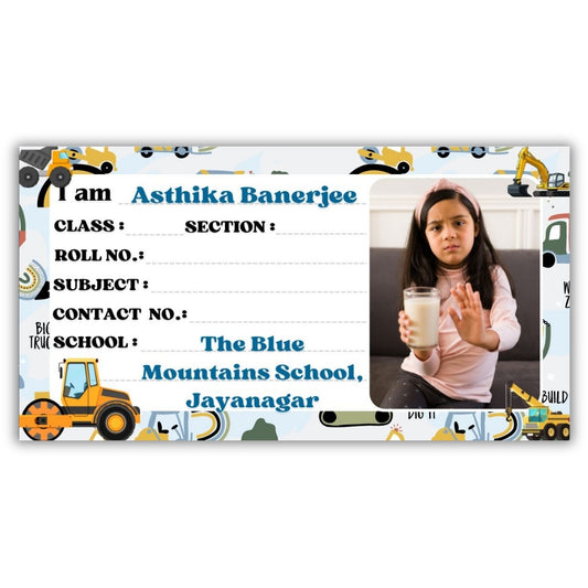 Kids Photo Name Slips Pack of 36