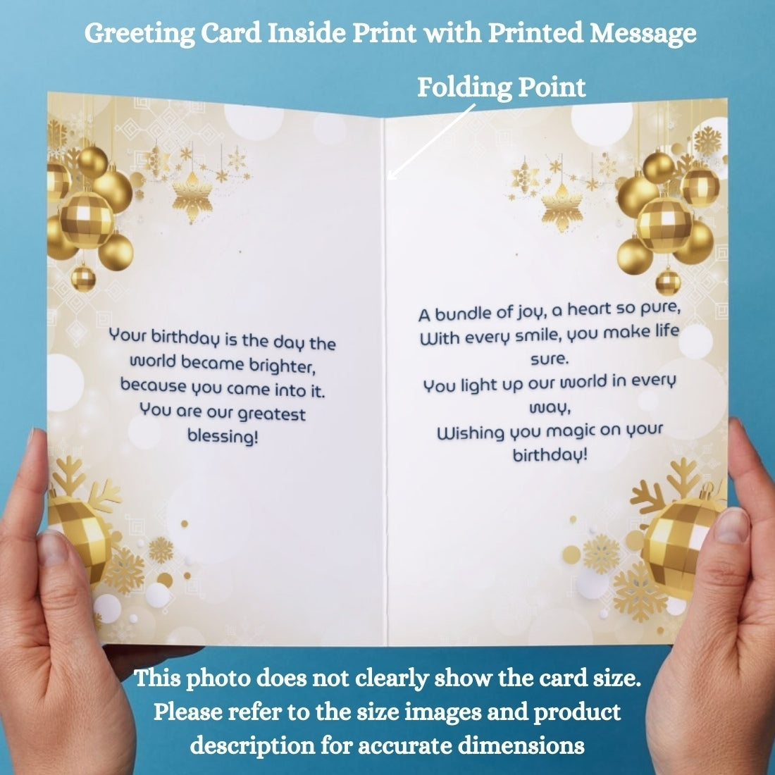 Daughter Birthday Photo Greeting Card