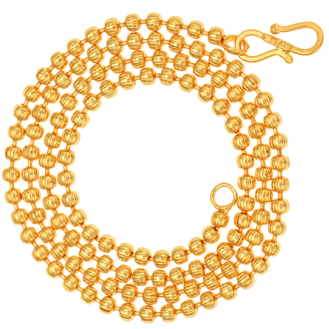 Silver Plated Anklets & 22 inch Gold Plated Chain