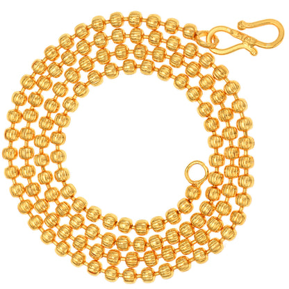 Silver Plated Anklets & 22 inch Gold Plated Chain