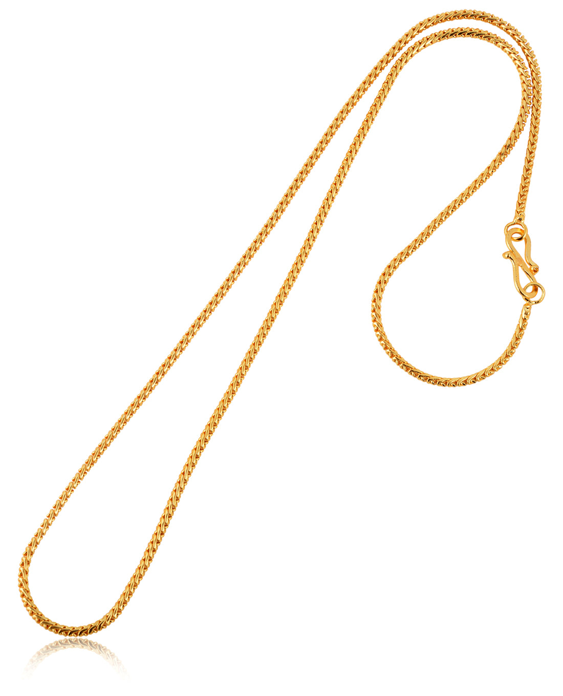 Silver Plated Anklets & 22 inch Gold Plated Chain