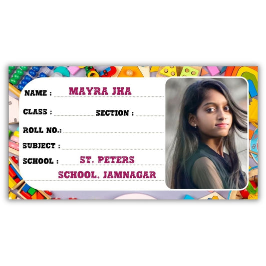 Kids Photo Name Slips Pack of 36