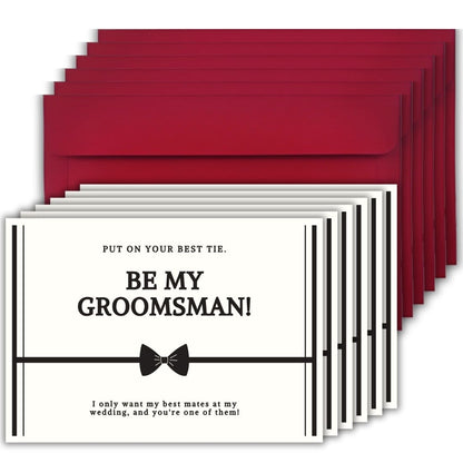 Groomsman Proposal Invitation Cards 5.8x8.3inch | Wedding Invite