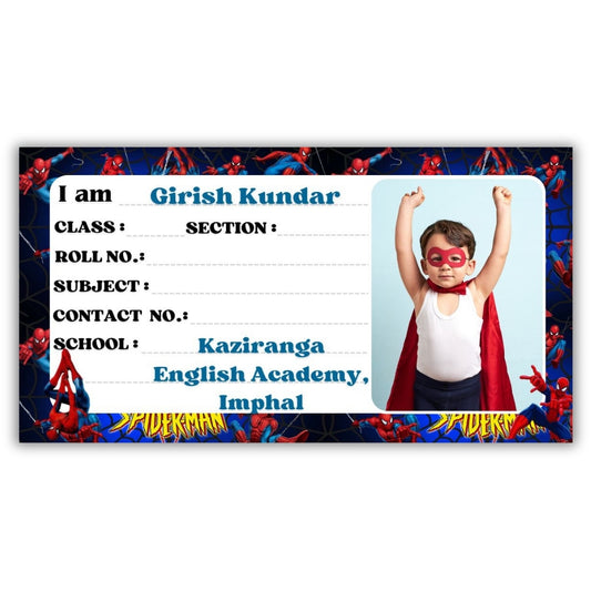 Kids Photo Name Slips Pack of 36