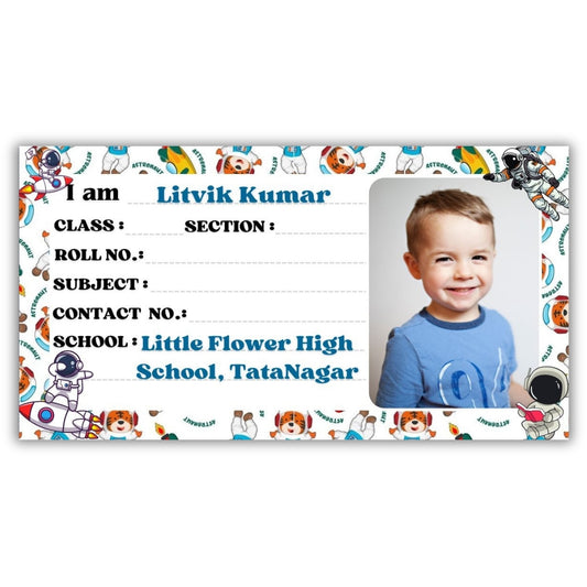 Kids Photo Name Slips Pack of 36