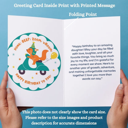 Daughter Birthday Photo Greeting Card