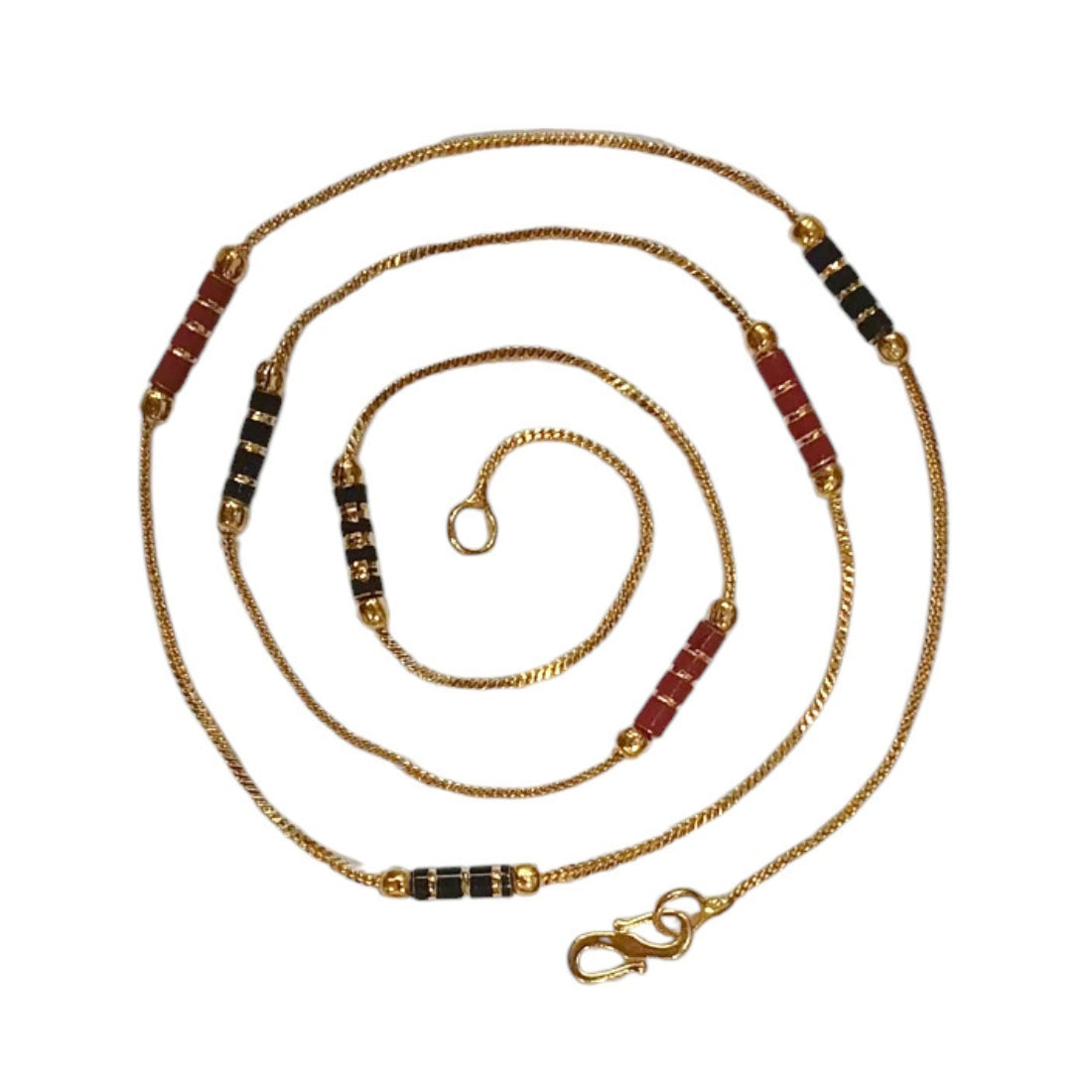 Combo of 2 Gold Plated Chains 22inch Long