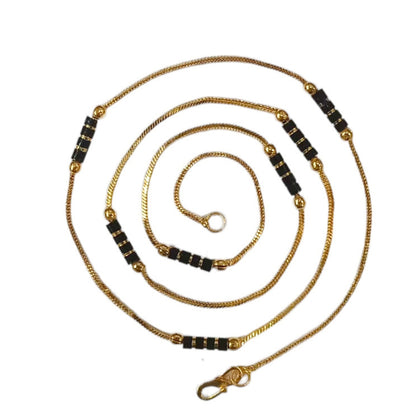 Combo of 2 Gold Plated Chains 22inch Long