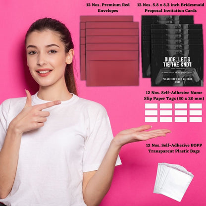 Groomsman Proposal Invitation Cards 5.8x8.3inch | Wedding Invite