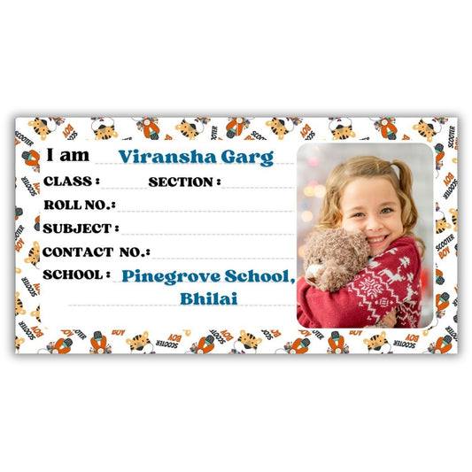 Kids Photo Name Slips Pack of 36