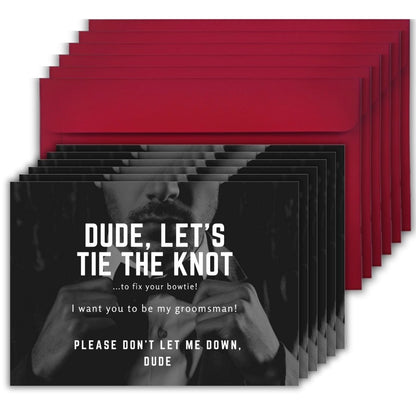 Groomsman Proposal Invitation Cards 5.8x8.3inch | Wedding Invite