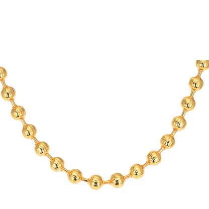 Combo of 2 Gold Plated Chains 22inch Long