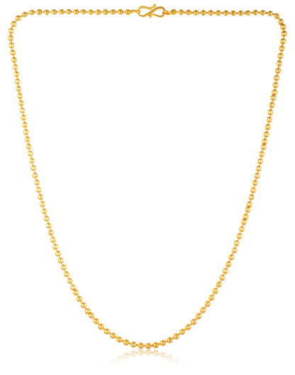 Silver Plated Anklets & 22 inch Gold Plated Chain