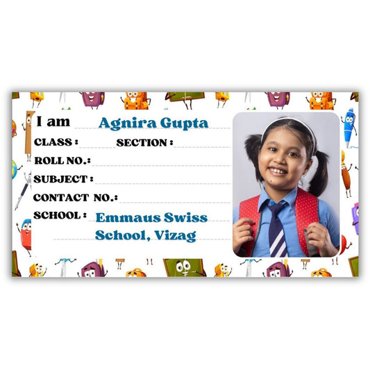 Kids Photo Name Slips Pack of 36