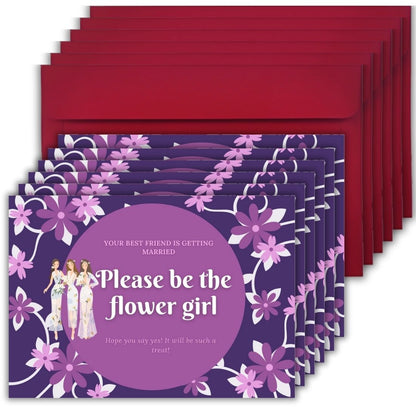 Bridesmaid Proposal Invitation Cards 5.8x8.3inch | Wedding Invite