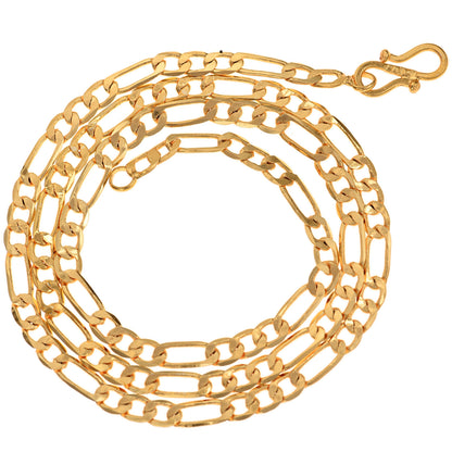 Silver Plated Anklets & 22 inch Gold Plated Chain