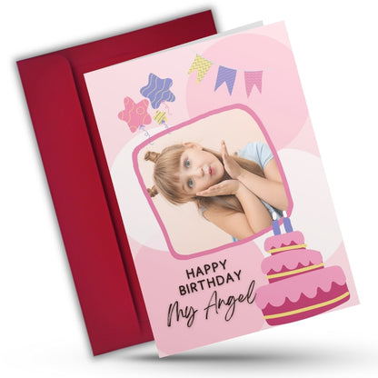 Daughter Birthday Photo Greeting Card